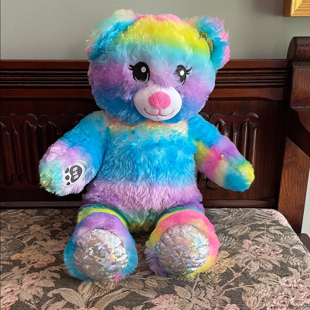 Build-A-Bear Colorful Plush Teddy Bear